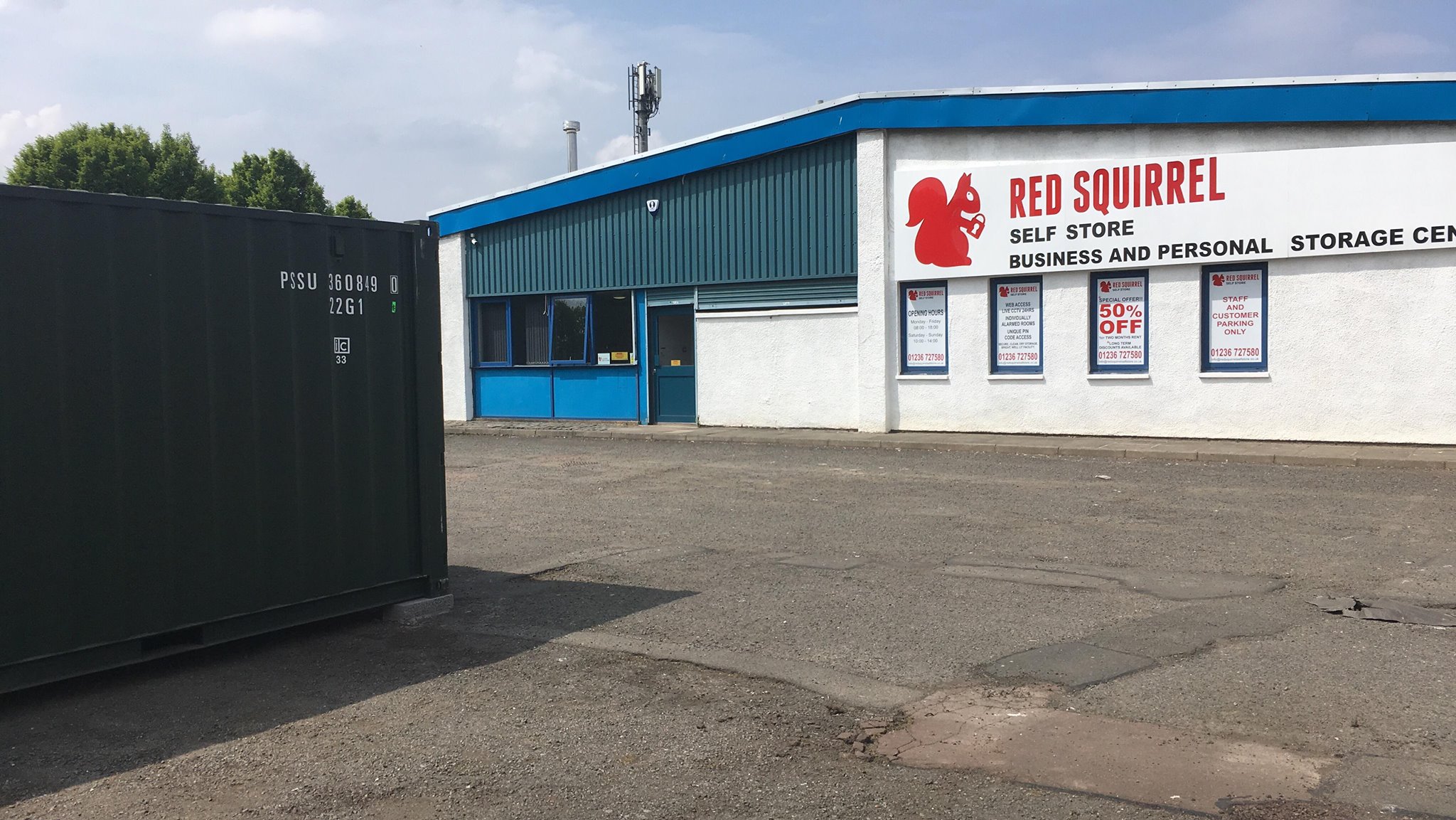 Red Squirrel Self Store – Storage Glasgow – Just Visits