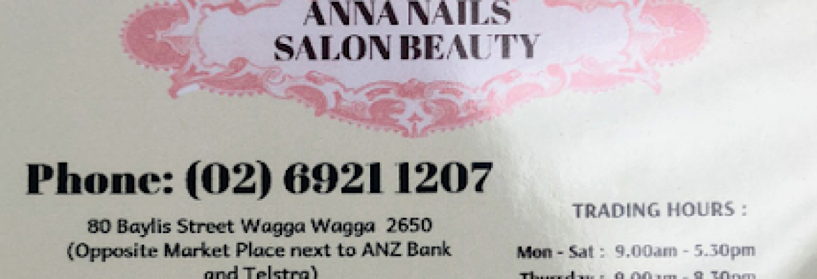 Anna Nails Salon – Wagga Wagga