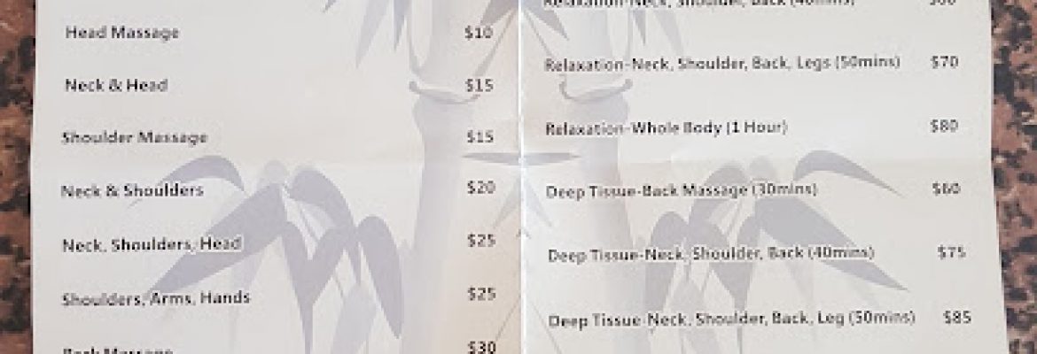 Green Bamboo Massage – Warrnambool