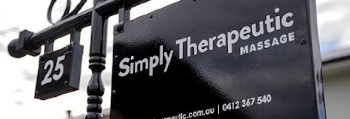 Simply Therapeutic Massage – Adelaide – Peter Kotsiras – adelaide