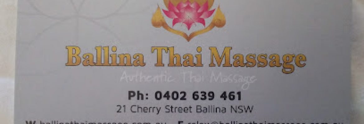 Ballina Thai Massage – ballina